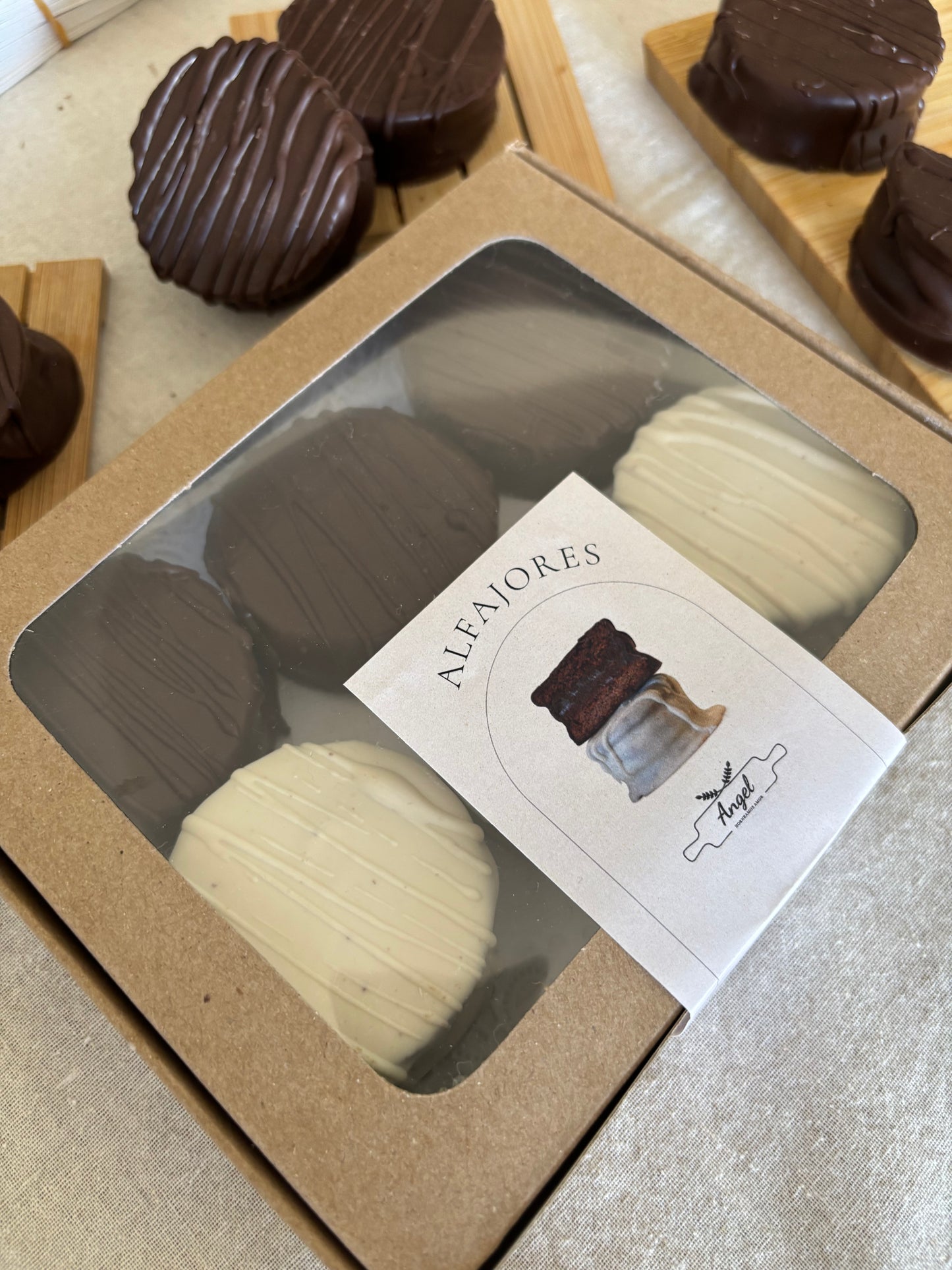 Cajas de alfajores